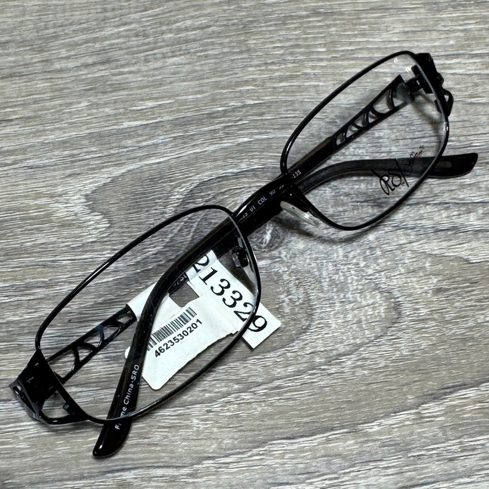 Roberto Steffani RS S 01 COL‎ 90 Eyeglasses Frames Black Rectangular 53-17-135